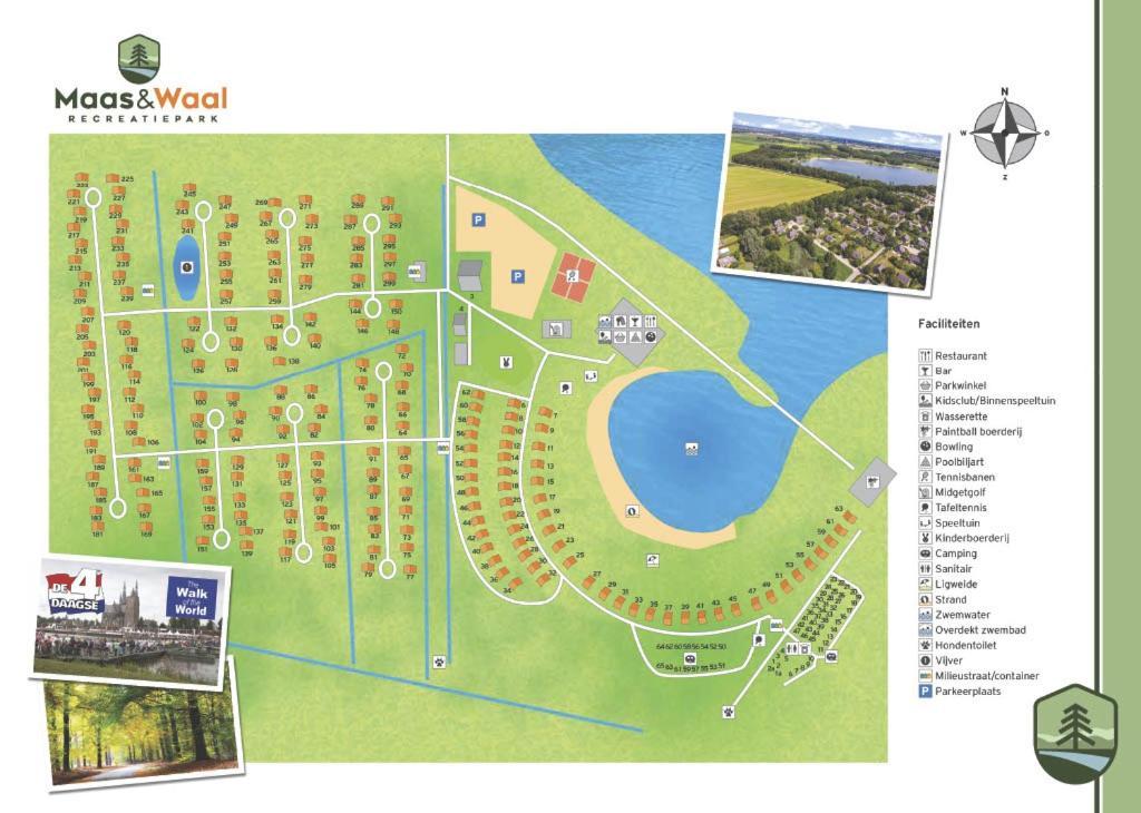 Recreatiewoning Maas En Waal 92 Villa Ewijk Kültér fotó